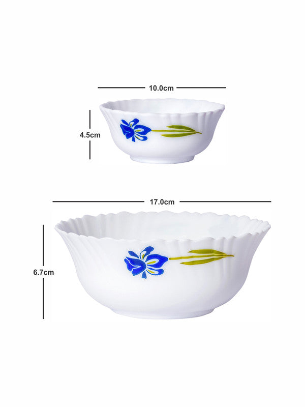 Opal Glass 7pcs Pudding Bowl Set