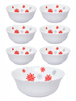 Opal Glass 7pcs Pudding Bowl Set