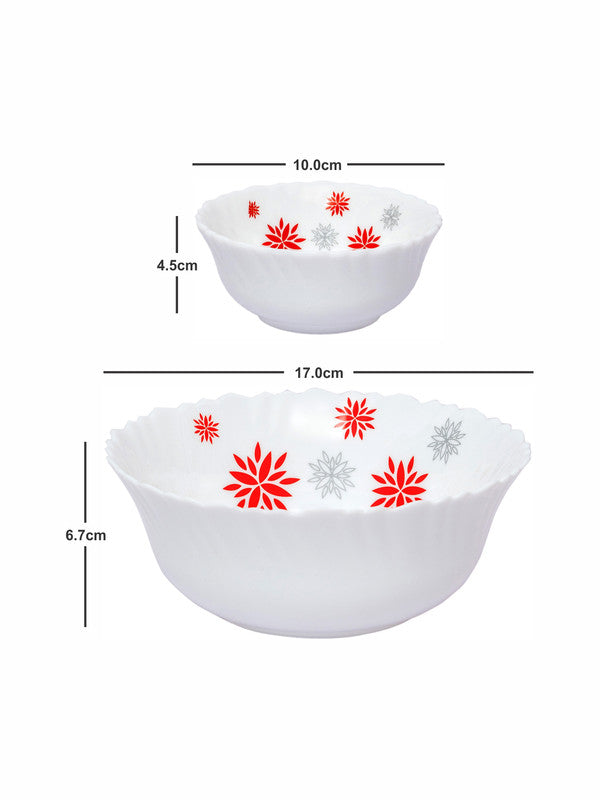 Opal Glass 7pcs Pudding Bowl Set