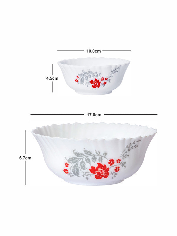 Opal Glass 7pcs Pudding Bowl Set