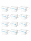 Opal Glass 12pcs Tea/Coffee Cup Set