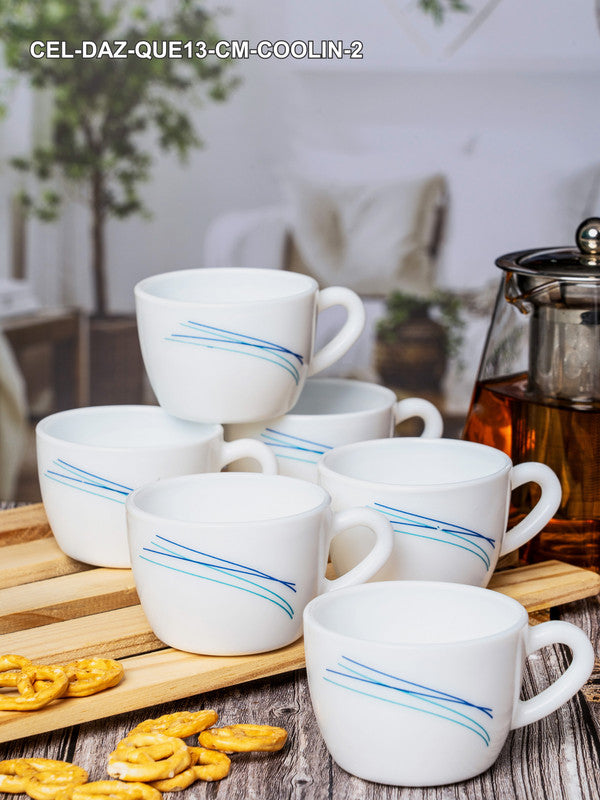 Opal Glass 12pcs Tea/Coffee Cup Set