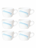 Opal Glass 6pcs Tea/Coffee Cup Set