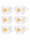 Opal Glass 6pcs Tea/Coffee Cup Set