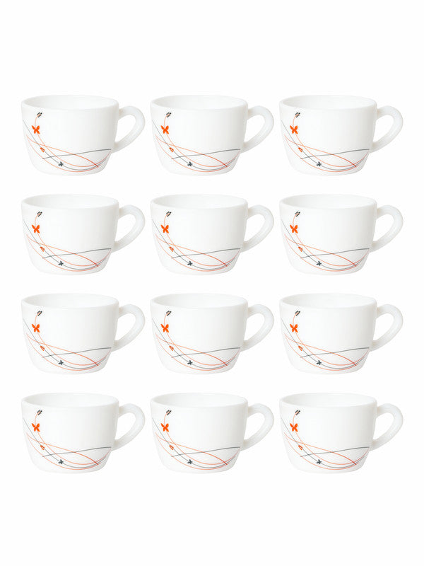 Opal Glass 12pcs Tea/Coffee Cup Set