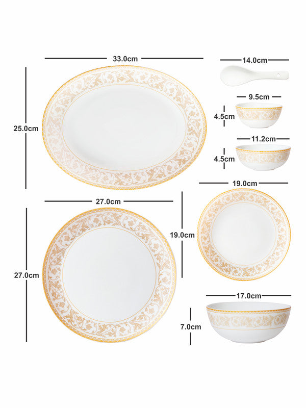 Opal Glass 33pcs Dinner Set