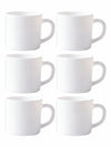 Opal Glass 6pcs Tea/Coffee Cup Set