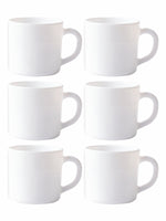 Opal Glass 6pcs Tea/Coffee Cup Set