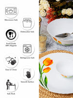 Opal Glass 19pcs Dinner Set