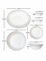 Opal Glass 27pcs Dinner Set