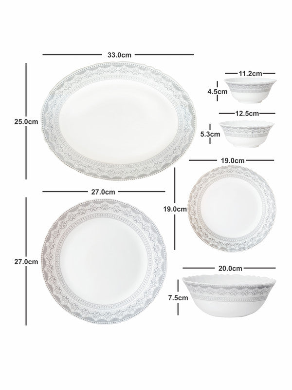 Opal Glass 27pcs Dinner Set