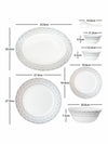 Opal Glass 33pcs Dinner Set