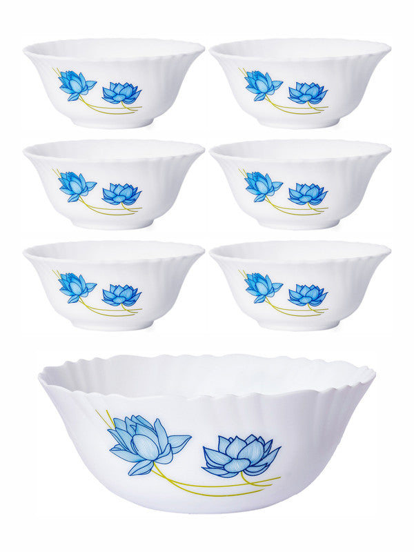 Opal Glass 7pcs Dessert Set