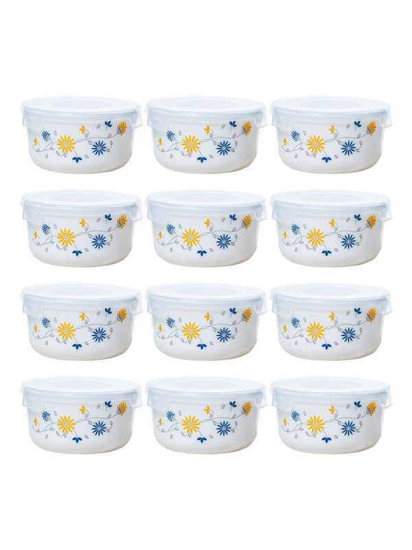 Opalware Storage Container with Lid (Set of 12pcs)