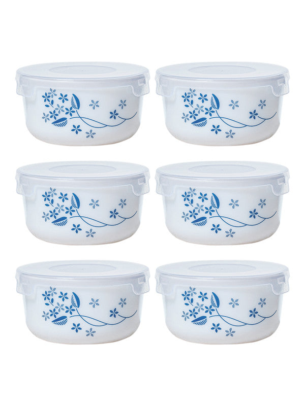 Opalware Storage Container with Lid (Set of 6pcs)