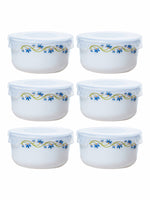 Opalware Storage Container with Lid (Set of 6pcs)