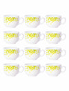 Opal Glass 12pcs Tea/Coffee Cup Set