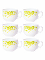 Opal Glass 6pcs Tea/Coffee Cup Set