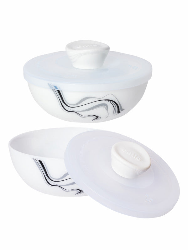 Opal Glass 2pcs Multipurpose Bowl Set