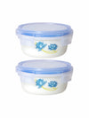 Opal Glass 2pcs Storage Container Set with Lid