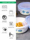 Opal Glass 2pcs Storage Container Set with Lid