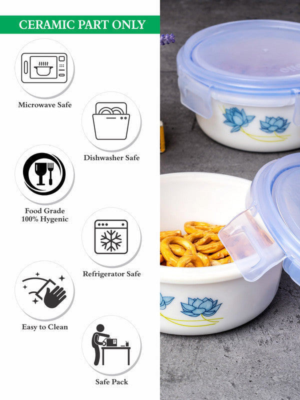 Opal Glass 4pcs Storage Container Set with Lid