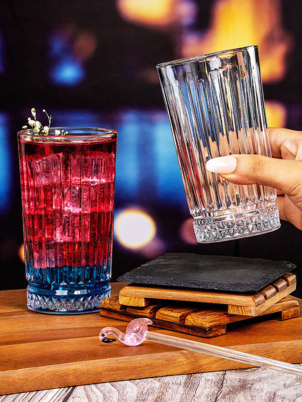 Clear Glass Tumbler Set of 6pcs