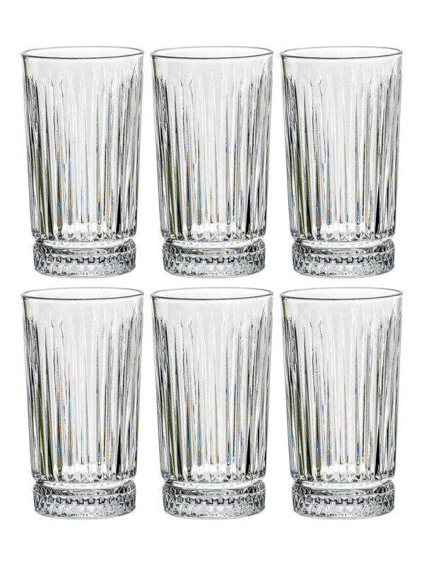 Clear Glass Tumbler Set of 6pcs