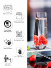 Glass Juice Tumbler Set of 6pcs