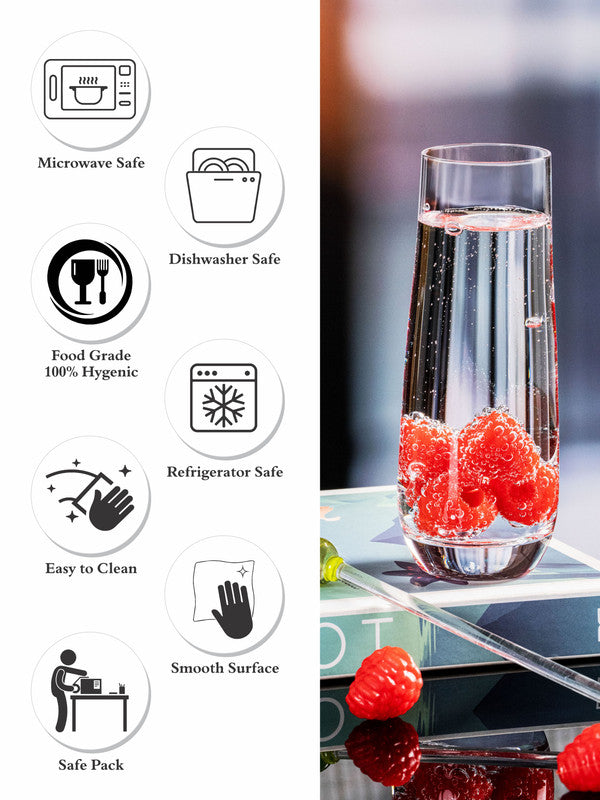 Glass Juice Tumbler Set of 6pcs