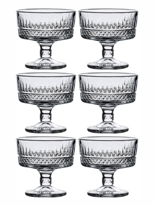 Glass Ice Cream Cup Set of 6pcs