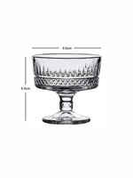 Glass Ice Cream Cup Set of 6pcs