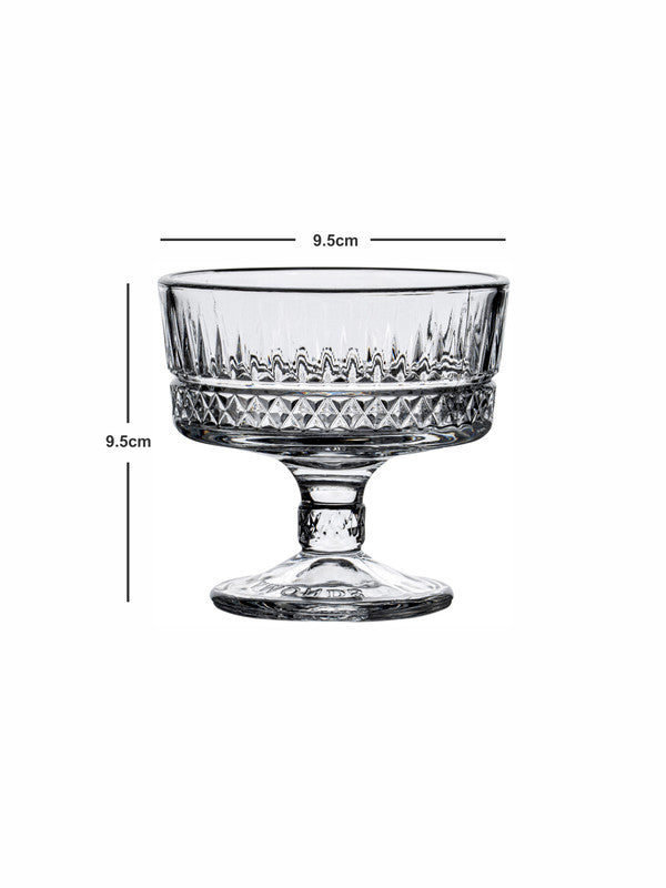 Glass Ice Cream Cup Set of 6pcs