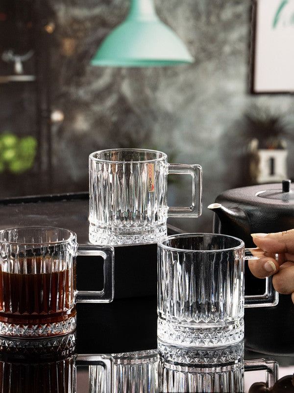Glass Tea/Coffee Mug Set of 6pcs