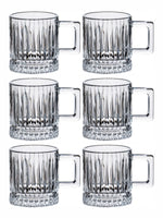 Glass Tea/Coffee Mug Set of 6pcs