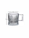 Glass Tea/Coffee Mug Set of 6pcs