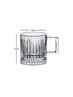 Glass Tea/Coffee Mug Set of 6pcs