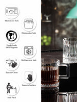 Glass Tea/Coffee Mug Set of 6pcs