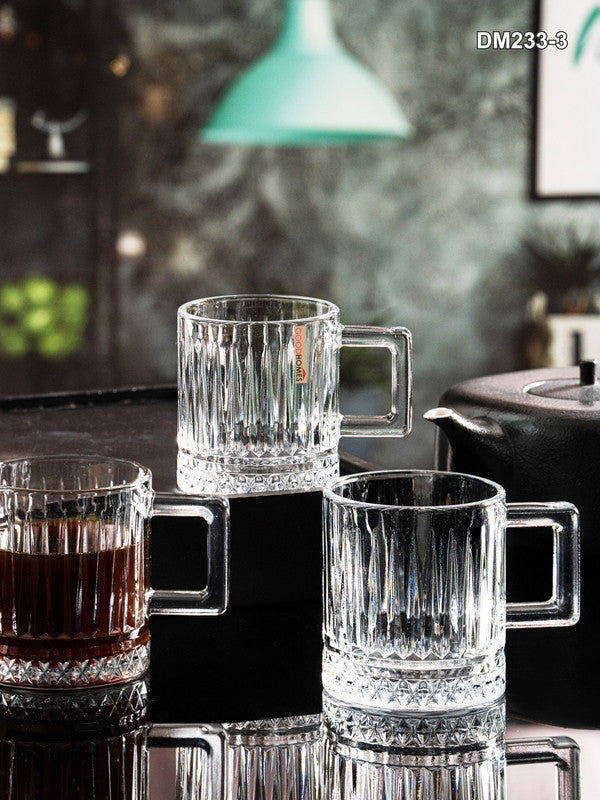 Glass Tea/Coffee Mug Set of 6pcs