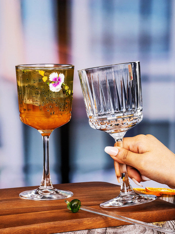 Clear Glass Tumbler Set of 4pcs