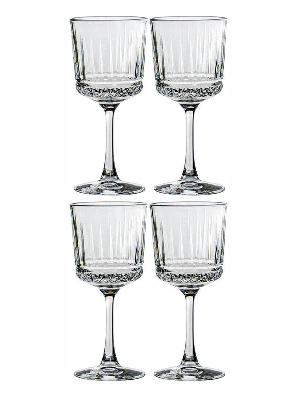 Clear Glass Tumbler Set of 4pcs
