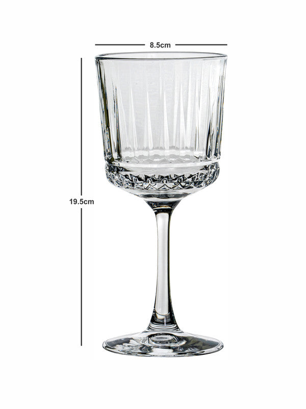 Clear Glass Tumbler Set of 4pcs