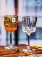 Clear Glass Tumbler Set of 4pcs