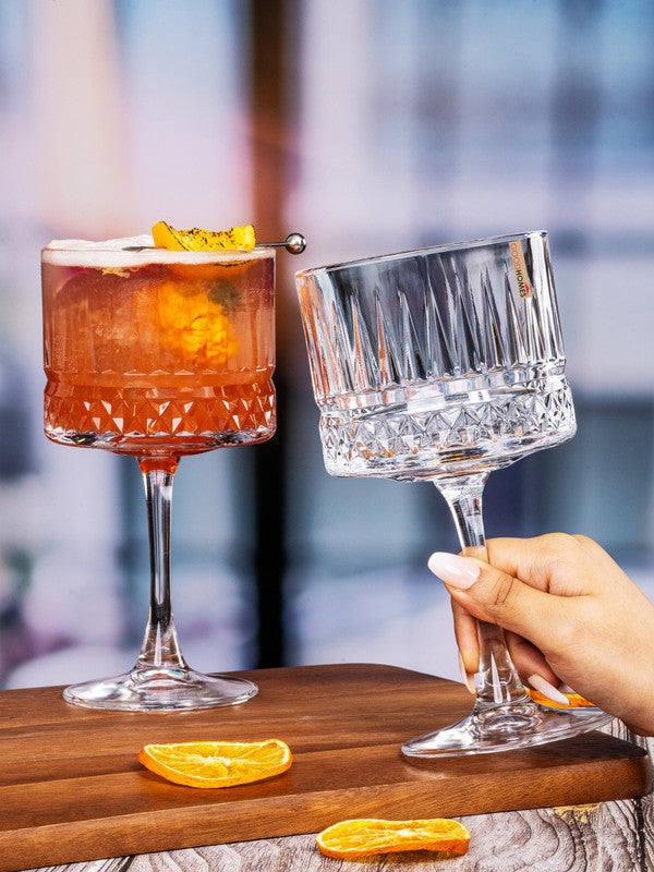 Clear Glass Tumbler Set of 4pcs