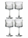 Clear Glass Tumbler Set of 4pcs