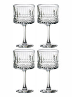 Clear Glass Tumbler Set of 4pcs