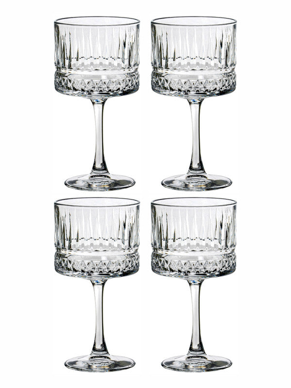 Clear Glass Tumbler Set of 4pcs