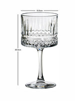 Clear Glass Tumbler Set of 4pcs