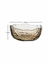 Glass coloured Serving Bowl Set of 3pcs