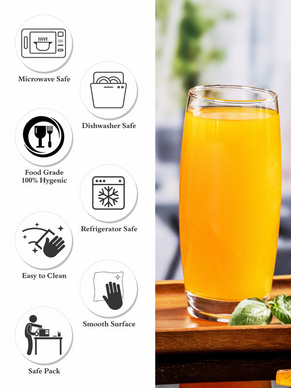Glass Juice Tumbler Set of 6pcs